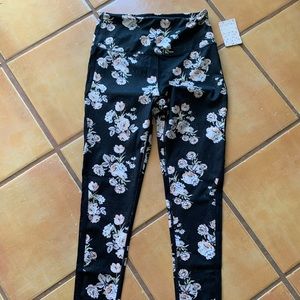 Free People Movement Floral Liza Leggings (NWT)